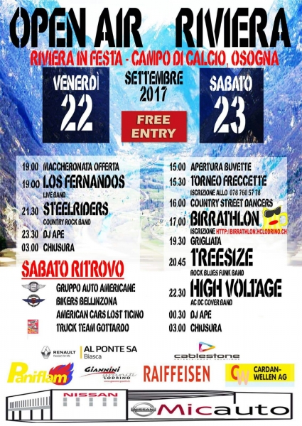 Open air Riviera in festa