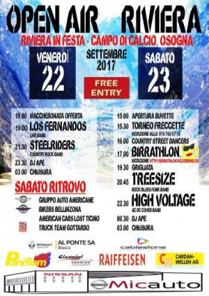 22.09.2017 - Open air Riviera in festa